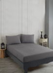 Enlora voodilinade komplekt Road Potlu Black, 160 x 200+20 cm, 3 osa