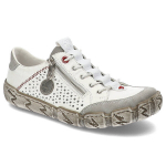 Naiste poolkingad nahk valge tossud sport slip-on Rieker L0355-80