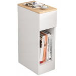 Kitsas &ouml;&ouml;kapp sahtliga Skandinaavia stiilis kaasaegne valge 60 cm