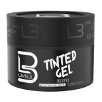 L3VEL3 Tinted Hair Gel Must - Must juuksegeel, hallide juuste varjamiseks, 250ml