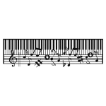 Rippkaunistus Piano M121, 1 tk