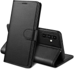 Must Black for Samsung Galaxy A35 5G - Wallet Flap Magnetic Closure Card Storage Phonillico&reg;