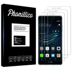 Verre Trempe Huawei P9 LITE - [Pack 3] Film Vitre Protection Ecran Ultra Resistant [Phonillico&reg;]