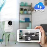 Futers 4K 8MP IP kaamera Tuya nutikodu WiFi Wireless Baby Monitor - 5MP 64G -kaardiga