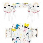 Rainbow laste laud + toolid