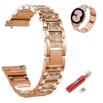 BestAccessories, naiste k&auml;ev&otilde;ru, 20 mm laiune, roosakuldne v&auml;rv