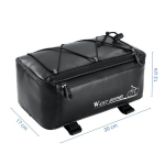 Bike Pannier Bag koos helkuritega veekindel + kate