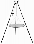 Grilliga statiiv Roostevaba teras + CookKing pool 180cm x 50cm