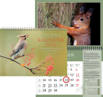 Kalender Remo Savisaare (linnud, loomad), 297x420mm, spiraalk&ouml;ide