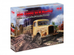 Kokkupandav mudel ICM 35453 KHD S3000/SS M Maultier, WWII German Semi-Tracked Truck 1/35