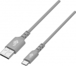 Tb Usb-c 2m Kiirlaadimisega silikoonkaabel, hall