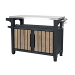 Keter Grillilaud 29214729 pruun, 270 L, 134 x 52 x 90cm, 2 ratast, vastupidav pind, paneeli konstruktsioon