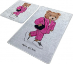Vannitoamattide komplekt Foutastic Boss Girl 359CHL2537, 2 tk.