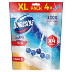 WC-puhastusvahend - v&auml;rskendaja Domestos Power 5 Ocean, 4x55 g