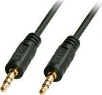 Lindy helikaabel 35643 3.5mm stereo pistik 3.5mm stereo pistik 3m, must