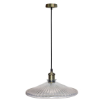 Candellux rippvalgusti Chester 50101272, must/pruun/l&auml;bipaistev