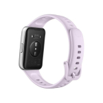 Nutikell Huawei Band 11 h&otilde;bedane vastupidav pol&uuml;meer&uuml;mbris lilla fluoroelastomeerrihmaga