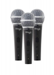 3 d&uuml;naamilise mikrofoni komplekt Stagg SDM50-3