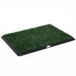 Koera tualett 76x50,5x3,5 cm must plastik