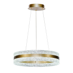 Rippvalgusti Candellux Castillo 60 kuldne LED 35 W kristall