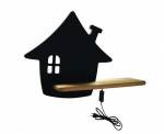 Candellux laste seinalamp House 21-85207, must/pruun