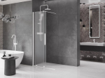 Mexen Velar l&uuml;kand du&scaron;isein Walk-in 85 x 200 cm, matt 8 mm, valge - 871-085-000-33-20, 85 x 200 cm