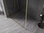 Mexen Kioto-F du&scaron;isein Walk-in raamiga 150 x 202 cm, l&auml;bipaistev 8 mm, harjatud kuldne - 800-150-104-55-00