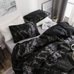 Voodipesukomplekt Tekikott 220x240 cm Padjap&uuml;&uuml;rid 2x 80x80 cm Marmor &mdash; kahepoolne voodipesu, mikrokiust voodipesu, magamistoa tekstiilid, moodne voodipesu, 3-osaline voodipesukomplekt, triikimisvaba voodipesu