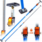 Tvardy Teleskooptoetustoru G31002, 60kg, 160-290cm, teras + PVC, libisemisvastane, kallutus -45&deg; kuni +45&deg;