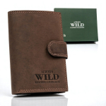 Meeste rahakott naturaalsest nahast Always Wild, pruun