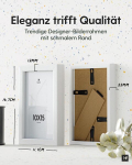 Pildiraamide komplekt 4 tk Esteetilised Puidust Valged 10x15 cm &mdash; seinagalerii, elutoa sisustus, lauaraam, skandinaavia stiil, fotoraam, soolaleivakingitus, minimalistlikud aksessuaarid