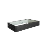 Fornorth Istutuskast 180x90x30cm, Must