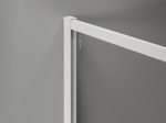 Mexen Kioto-F du&scaron;isein Walk-in raamiga 180 x 120 cm, l&auml;bipaistev 8 mm, valge - 800-180-202-04-20-120