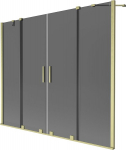 Mexen Velar Duo vannikatus 2-osaline l&uuml;kanduks 170 x 150 cm, grafiit, kuldharjatud - 896-170-000-42-55
