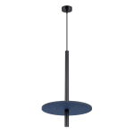 Sollux ripplamp Feltro 1, must/sinine