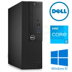 Dell 3050 SFF i3-7100 8GB 256GB SSD + 160GB HDD DVD W10P Renew