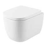 Seinale Kinnitatav Wc-Pott Rea Cubik Mini Tornado Valge, 43X36X30,5Cm