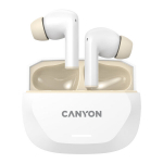 CANYON k&otilde;rvaklapid HEXAGON 7 TWS ANC+ENC juhtmevaba laadimine valge beež