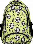 Incood koolikott jalgpallimotiiviga, 17 l, 40 &times; 30 &times; 13 cm