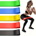 Jooga elastne rihm, spordiks, juhuslik v&auml;rv, 3 tk, Support