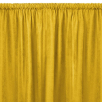 Kollased kardinad 220&times;245 cm chenille'ist