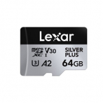USB pulk Lexar Professional SILVER PLUS microSDXC UHS-I Card 64 GB