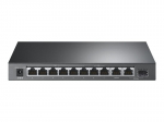 Tp-link tl-sg1210pp switch no administrado gigabit ethernet [10/100/1000] energIa sobre ethernet [poe] negro