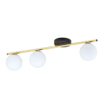 Emibig laelamp Monza 3, valge/kuldne