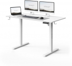 Reguleeritava k&otilde;rgusega arvutilaud SENSE7 Nojo Light, 120x60 cm, 72&ndash;118 cm, valge