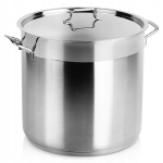 Roostevabast terasest kaanega pott 30 cm, 18,2 L, induktsiooniks