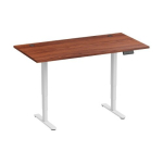 K&otilde;rguse reguleerimisega laud Up Up Bjorn II, 110x60x59 cm, valge/pruun