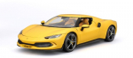 Mudelauto - BURAGO - Ferrari 296 GTB Hybrid - 830HP V6 - Kollane - 2021