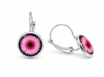 Roosa gerbera motiiviga k&otilde;rvar&otilde;ngad naistele