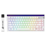 ATTACK SHARK R85HE m&auml;nguklaviatuur 75% mehaaniline klaviatuur Halli efekti kiire reageerimisega RGB valge taustavalgustusega